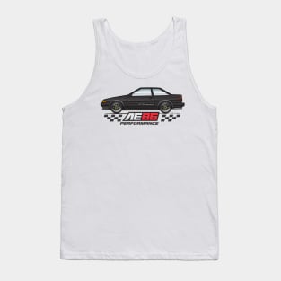 Black AE86 Perrformance Tank Top